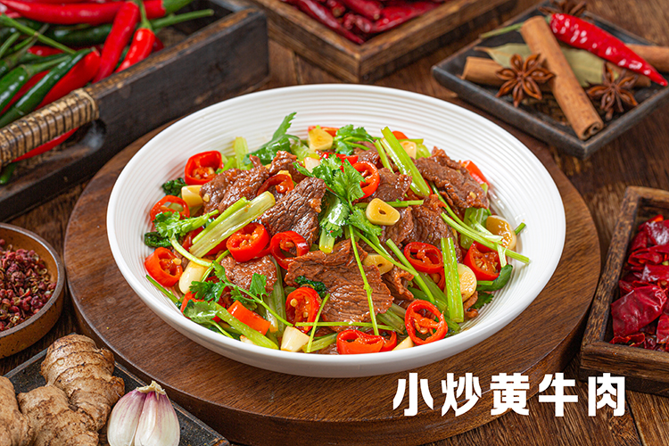 小炒黄牛肉
